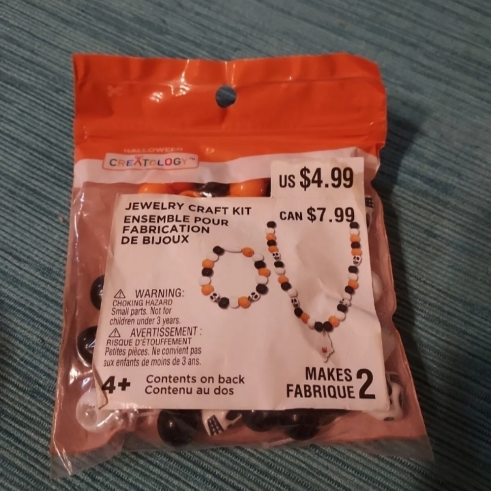 CREATOLOGY Halloween Gems 1000 Pc Halloween Gem Set Orange, Black, Silver NEW